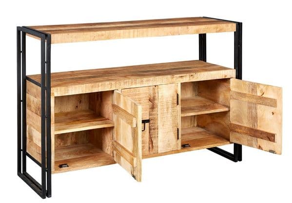 Cosmopolitan Sideboard | Sideboard with deep drawers and open shelf.
